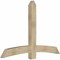 Ekena Millwork Bellingham Rough Sawn Timber Gable Bracket, Douglas Fir, 72"W x 48"H x 4"D x 6"F, 16/12 Pitch GBW072X48X0406BEL00RDF - alternate 3